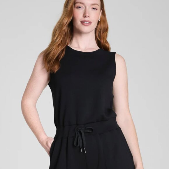 SPANX AirEssentials Black Sleeveless Jumpsuit nwt! medium - Picture 4 of 4